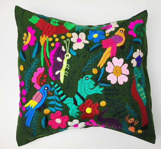 mexikanischer Kissenbezug, hangefertigt in Mexiko