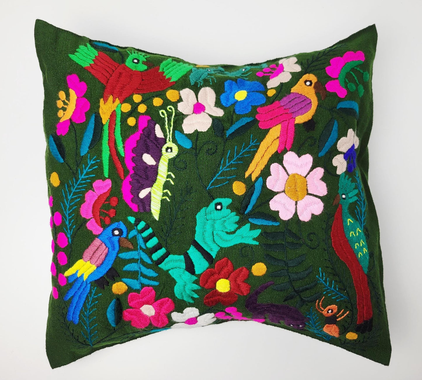 mexikanischer Kissenbezug, hangefertigt in Mexiko