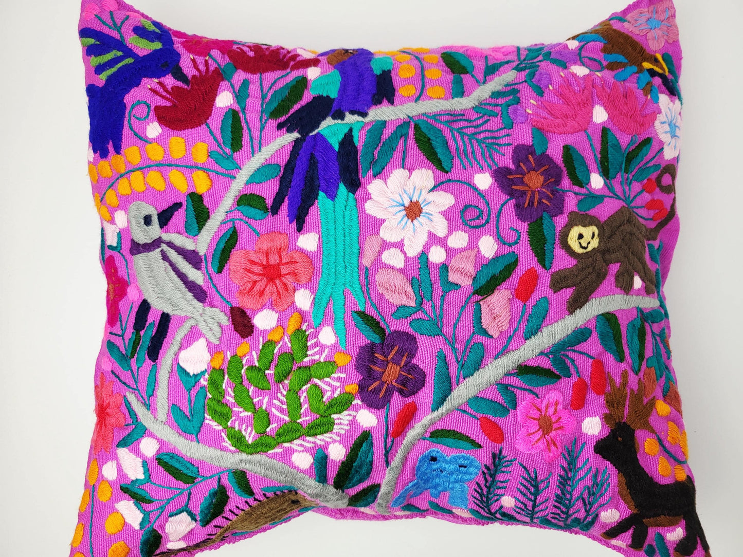 mexikanischer Kissenbezug, hangefertigt in Mexiko