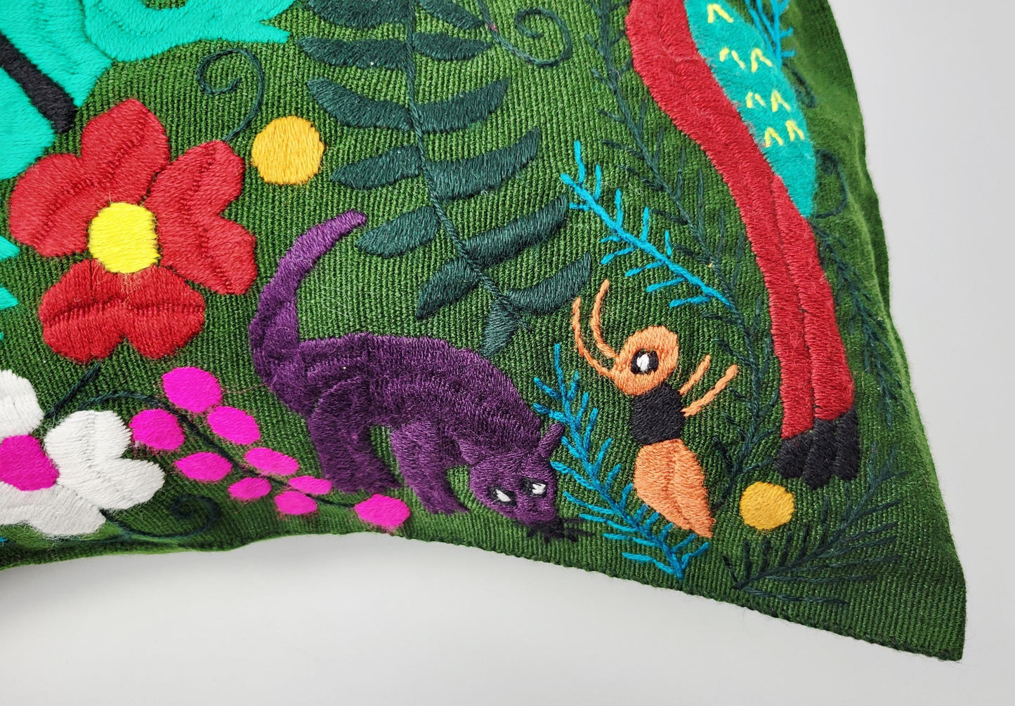 mexikanischer Kissenbezug, hangefertigt in Mexiko