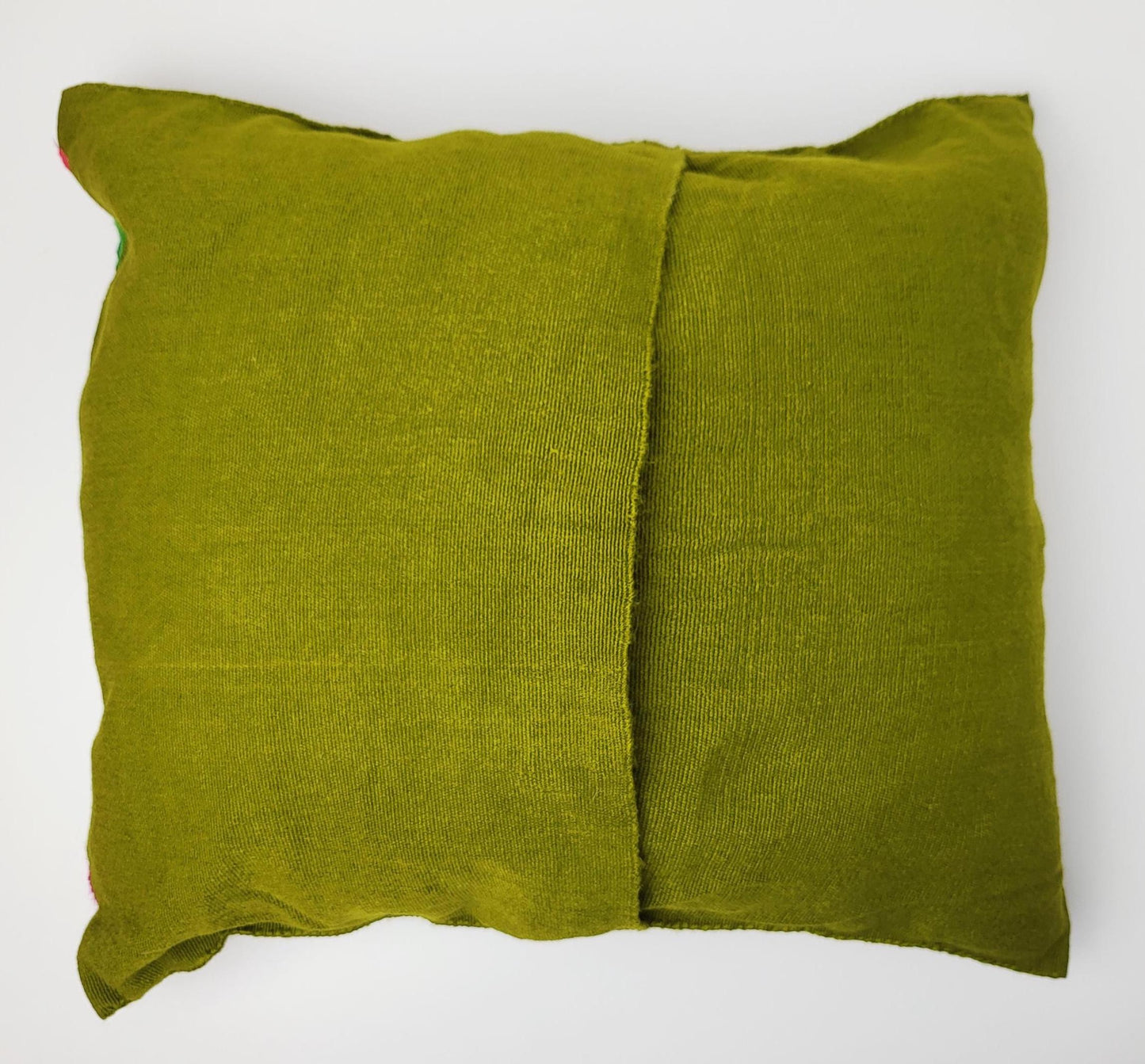 Handbestickter Kissenbezug Mexiko | Bunte Tiermuster | Fairtrade Dekokissen Chiapas | Unikat Maya Textilkunst | Boho Ethno Deko