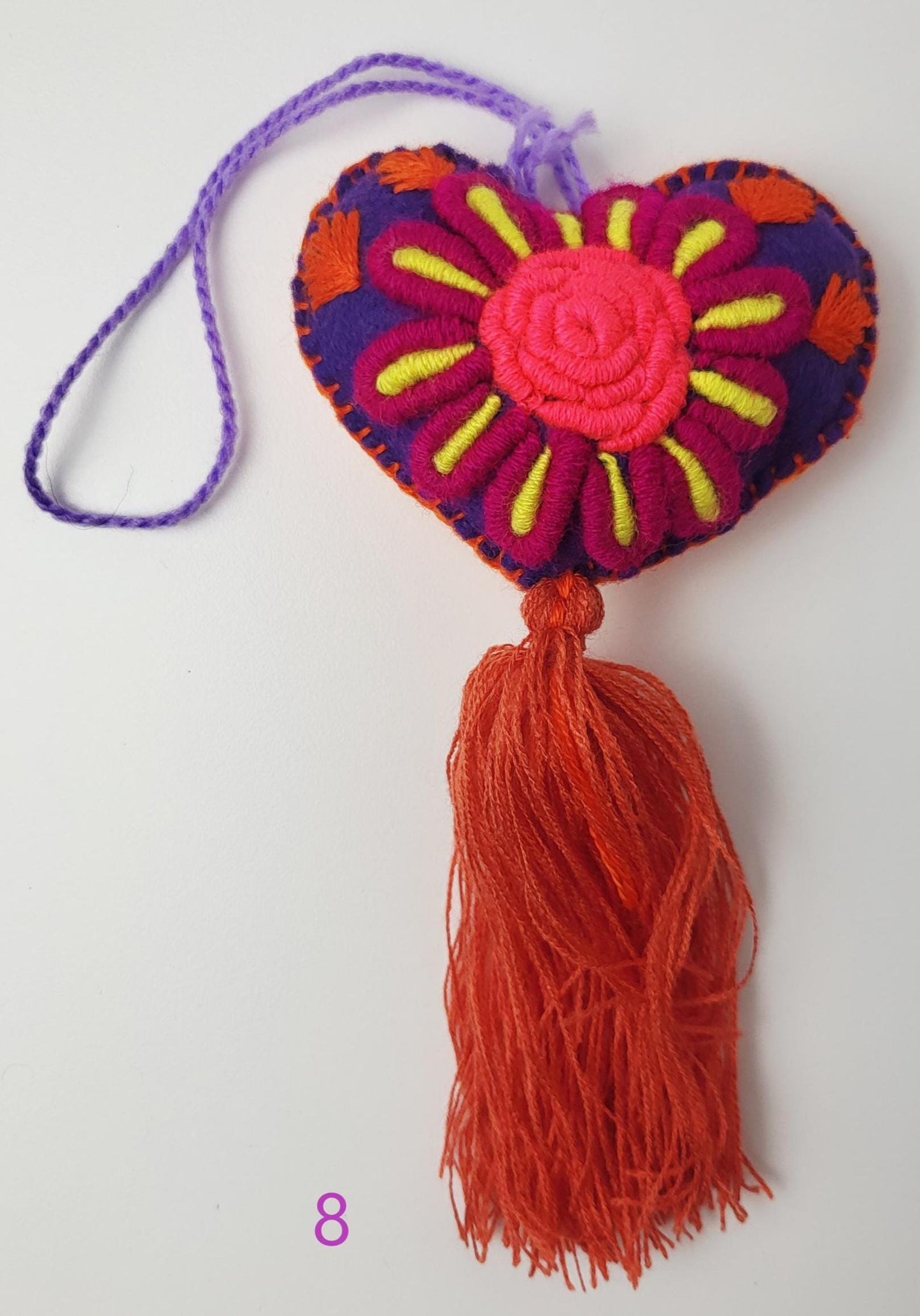 mexikanischer Herz Anhänger, Deko Herz