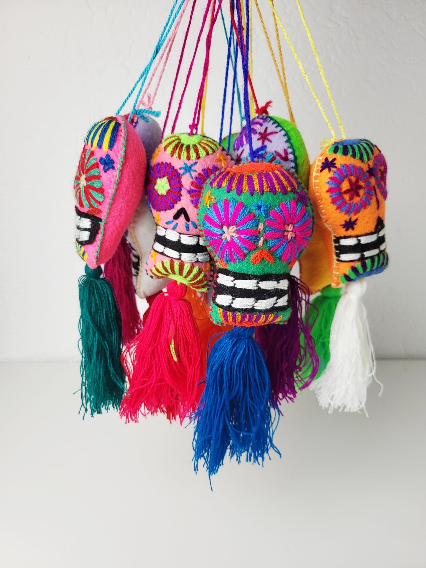 Mexikanische Anhänger, mexikanischer Totenkopf, mexikanische Deko, Halloween Deko, Tag der Toten