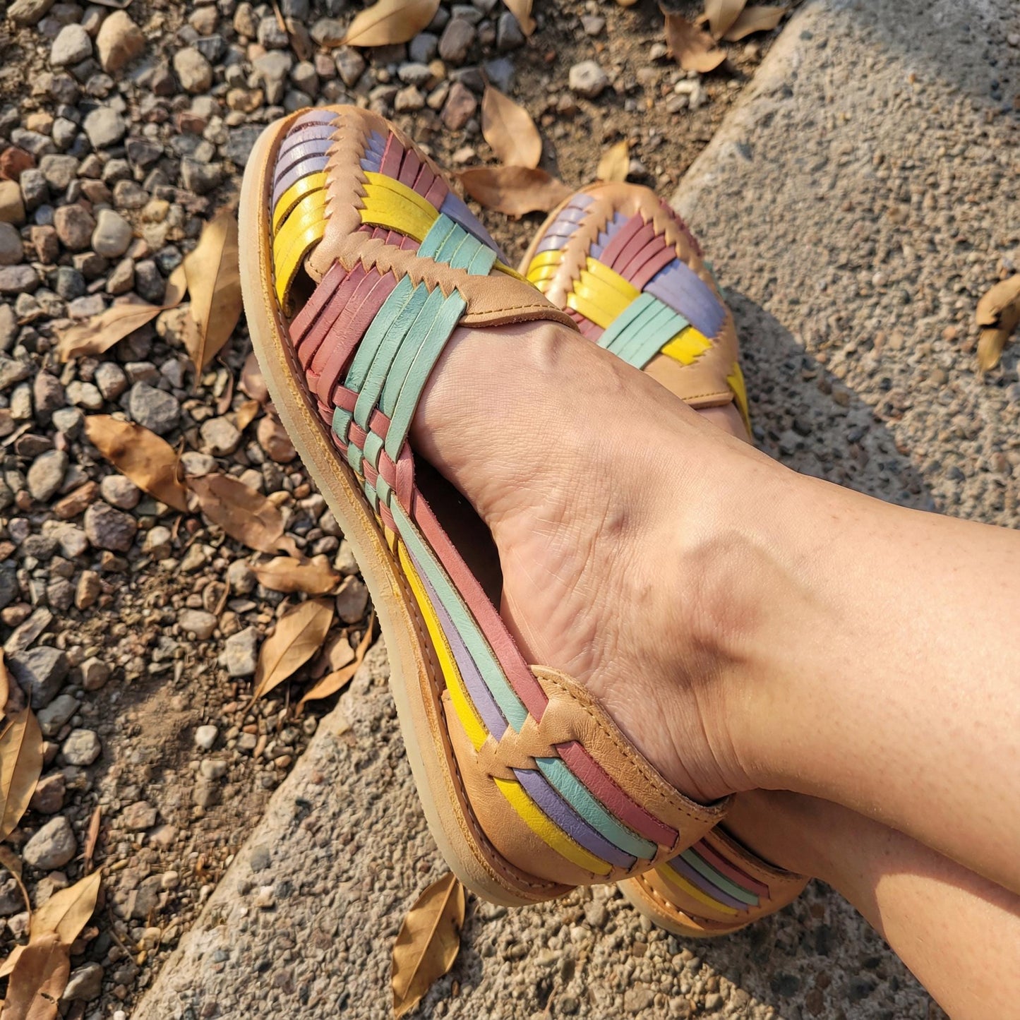 Huaraches mexicaines, sandales Huarache faites à la main, sandales en cuir, chaussures Huarache