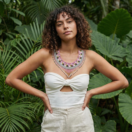 Perlenkette aus Chiapas – handgefertigt