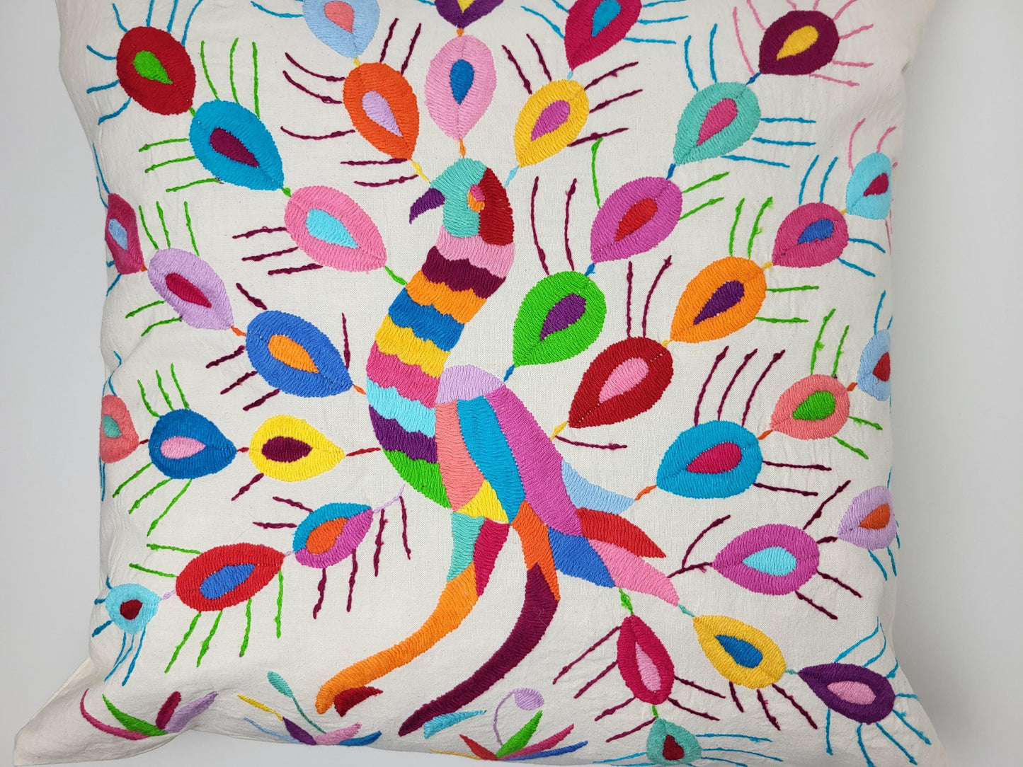 Coussins Otomi originaux – faits main dans les montagnes d'Hidalgo par des habitants indigènes