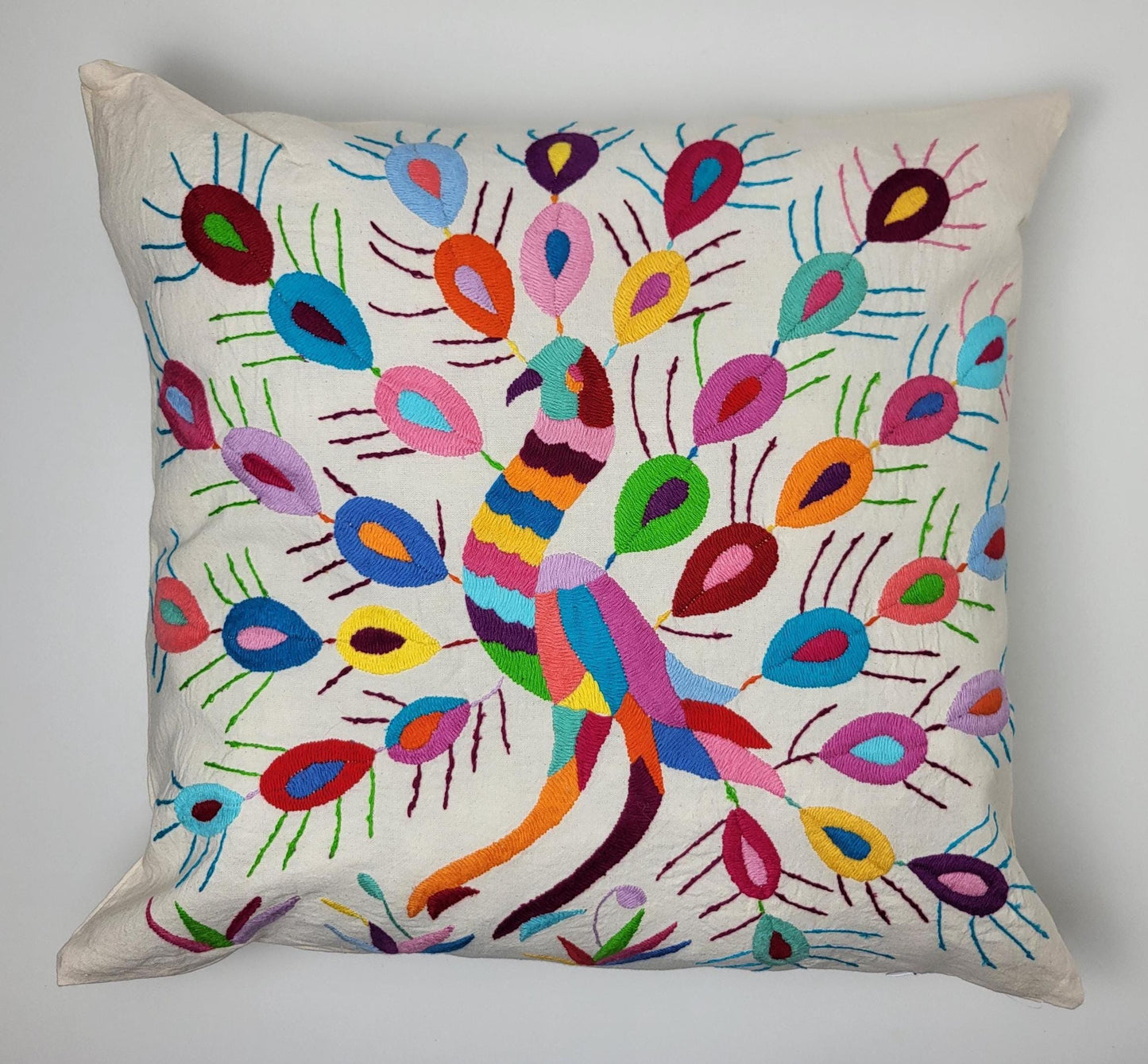 Coussins Otomi originaux – faits main dans les montagnes d'Hidalgo par des habitants indigènes