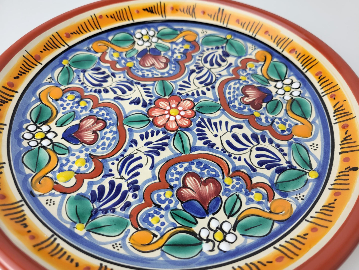 Handbemaltes Talavera Geschirrset – Klassisches Blau-Weiß aus Mexiko