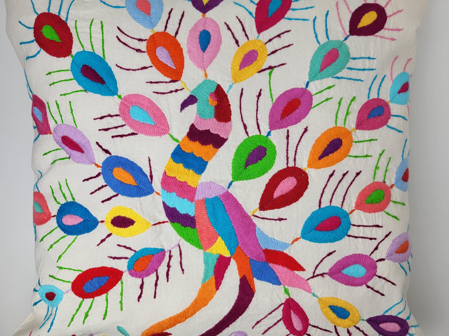 Coussins Otomi originaux – faits main dans les montagnes d'Hidalgo par des habitants indigènes