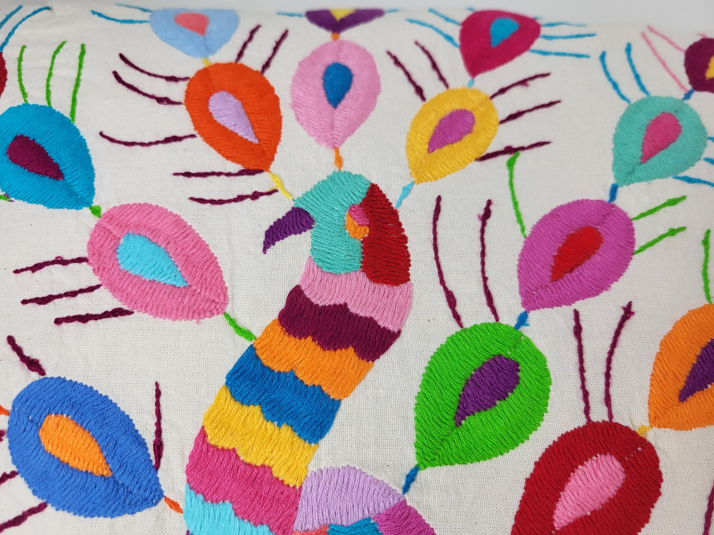 Coussins Otomi originaux – faits main dans les montagnes d'Hidalgo par des habitants indigènes