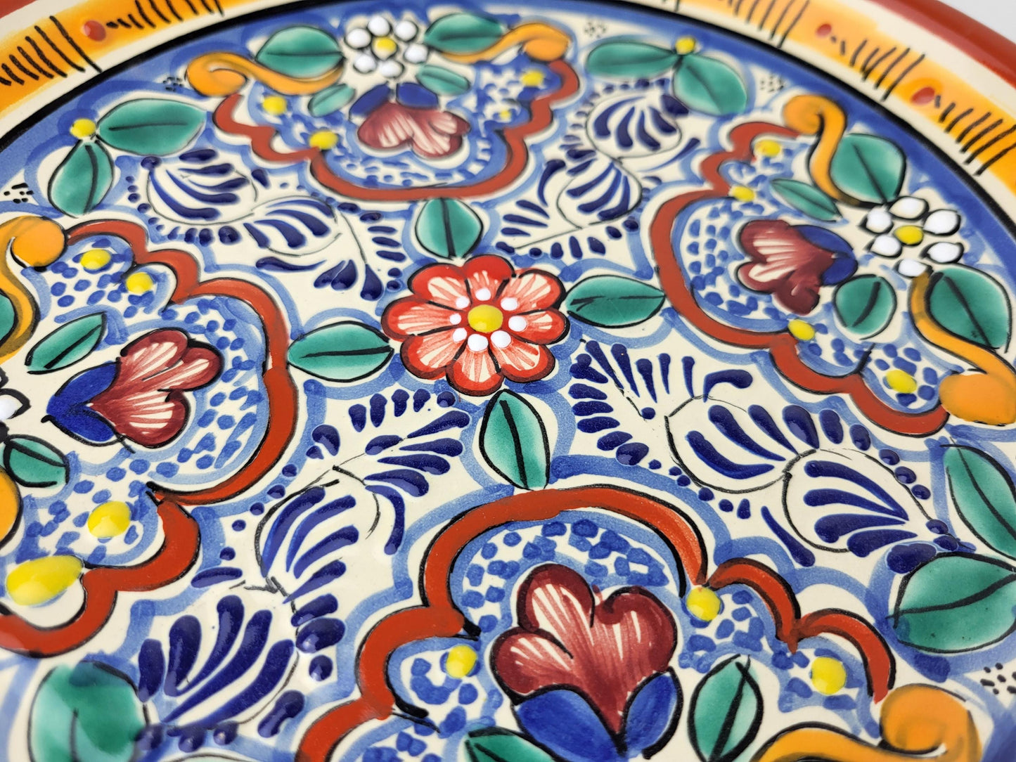 Handbemaltes Talavera Geschirrset – Klassisches Blau-Weiß aus Mexiko
